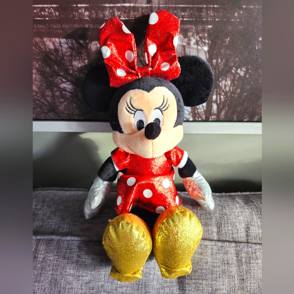 Disney Store Sparkle Minnie Mouse Plush